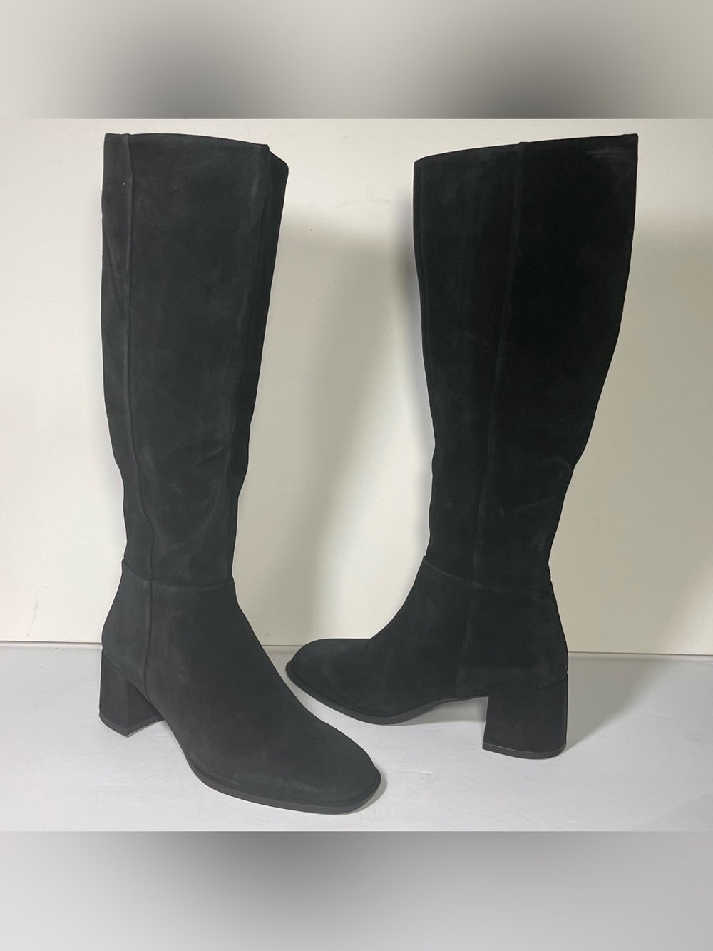 Vagabond Shoemakers Stina Knee-High Suede Block Heel Boots